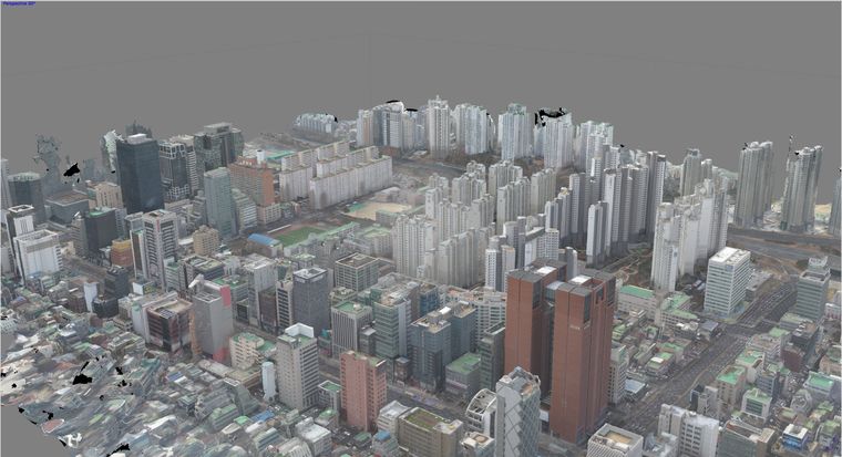 강남 신논현사거리 3D 모델