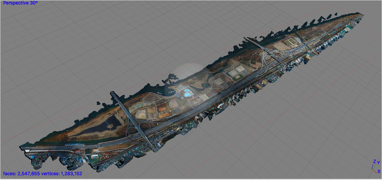 화명생태공원 3D 모델