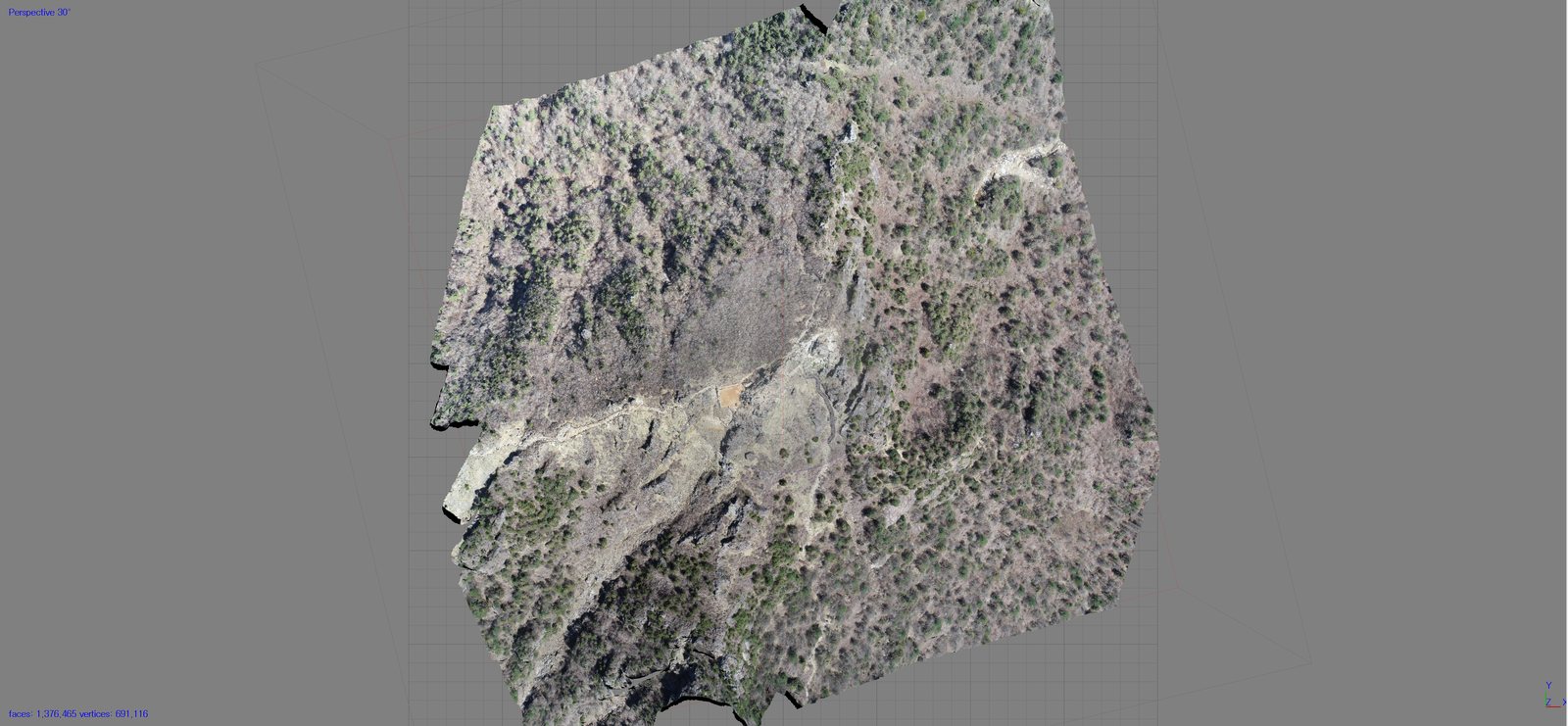 지리산천왕봉 3D 모델